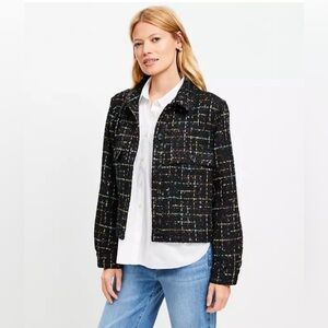 SAG HARBOR Black Tweed Jacket…190-Hanger